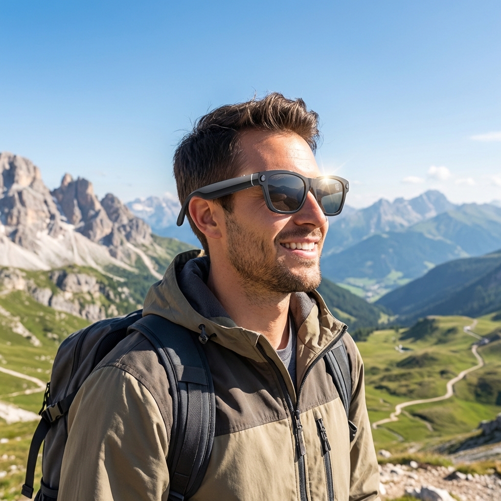 户外活动AI眼镜