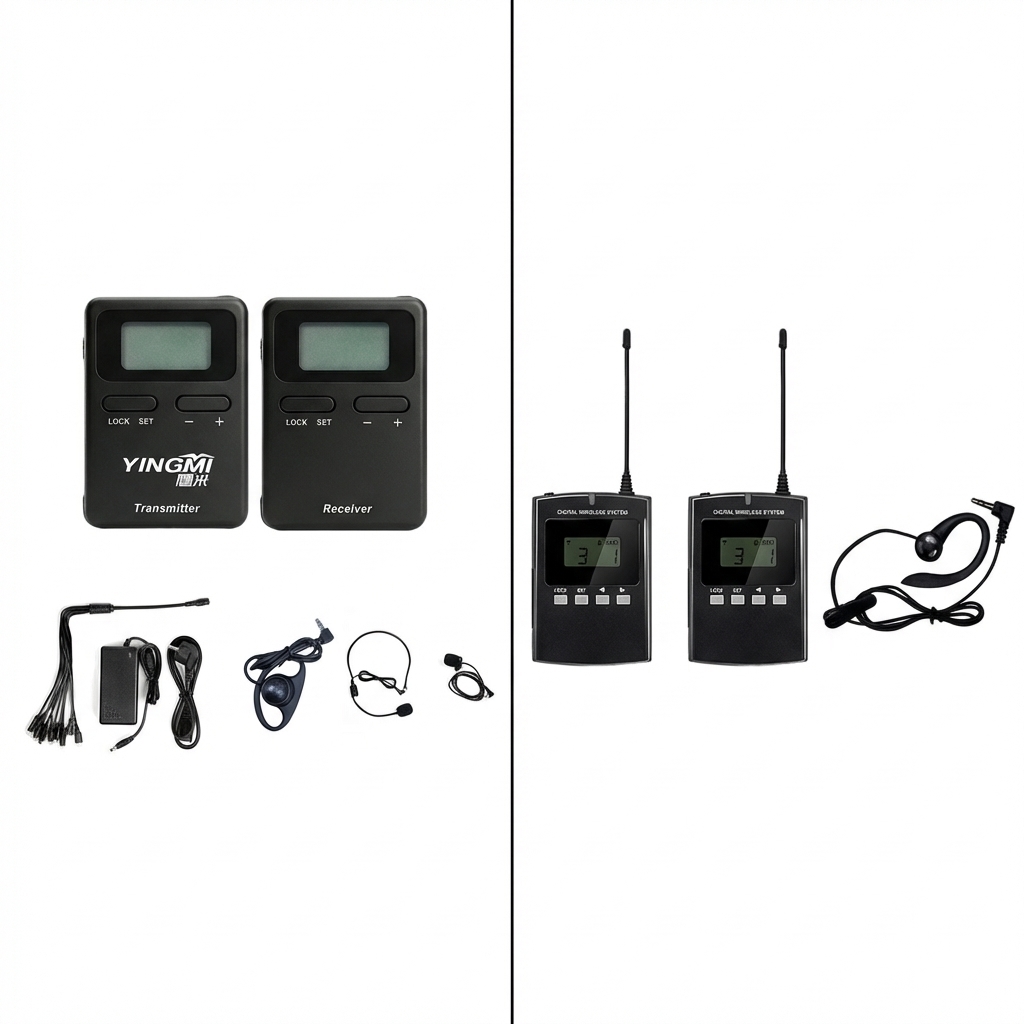 008A 单向讲解器VS 008B双向讲解器