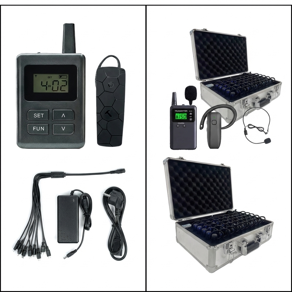 E8 2.4G讲解器 VS L8 UHF 讲解器